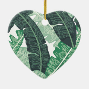 Banana Leaf Ceramic Tree Decoration