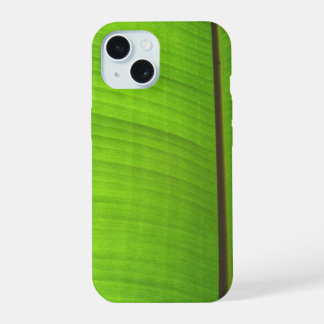 Banana Leaf Close-Up iPhone 15 Case