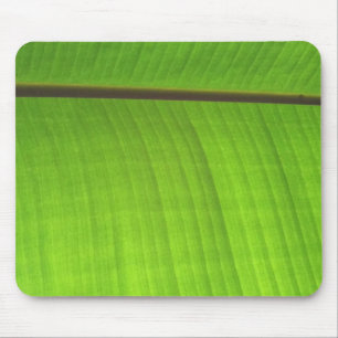 Banana Leaf Close-Up Mouse Pad