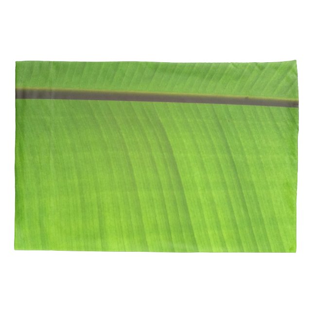 Banana Leaf Close-Up Pillowcase (Back)