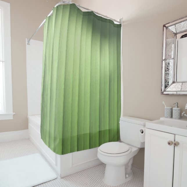 Banana Leaf Closeup Shower Curtain (In Situ)