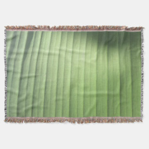 Banana Leaf Closeup Throw Blanket