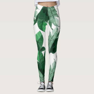 Banana Leaf Print Leggings 2