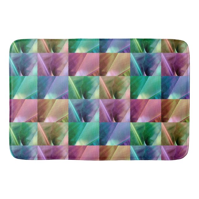 Banana Leaf Quilt Bath Mat (Front)