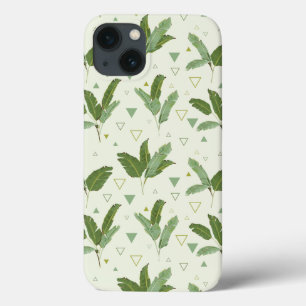 Banana Leaf With Triangles iPhone 13 Case