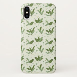 Banana Leaf With Triangles   Monogram 2 Case-Mate iPhone Case