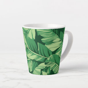 Banana Leaves 2 Latte Mug