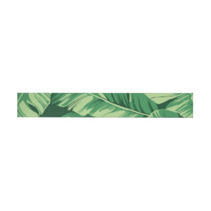 Banana Leaves 2 Wrap Around Label