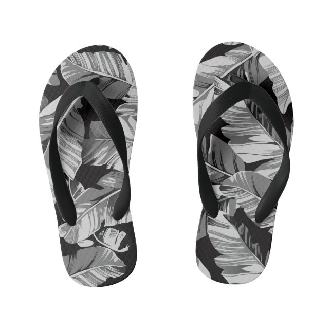 Banana Leaves 3 Kid's Jandals (Footbed)