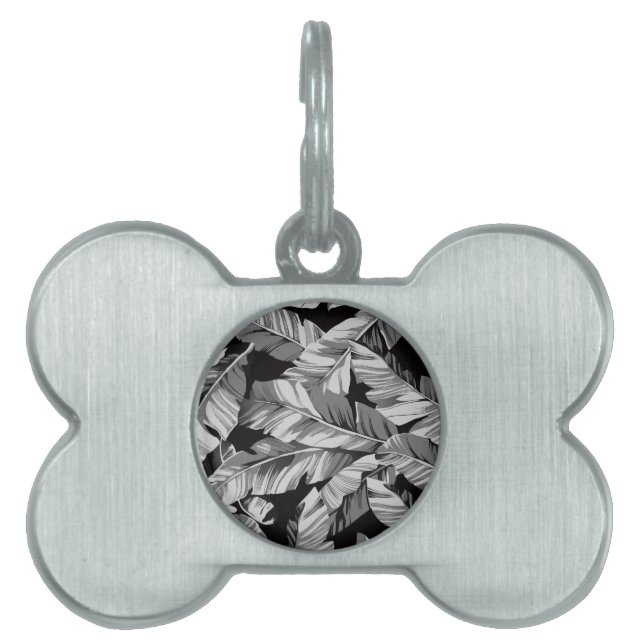 Banana Leaves 3 Pet ID Tag (Front)