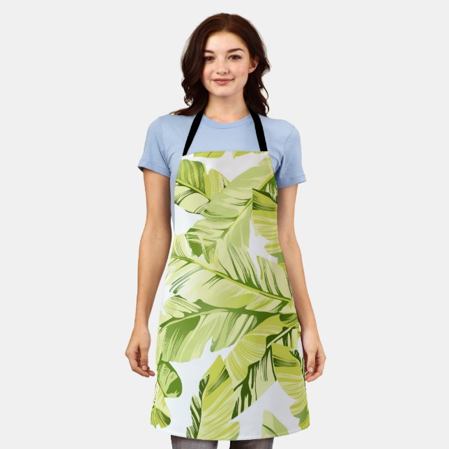 Banana Leaves 4 Apron (Worn)