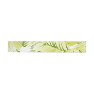 Banana Leaves 4 Wrap Around Label
