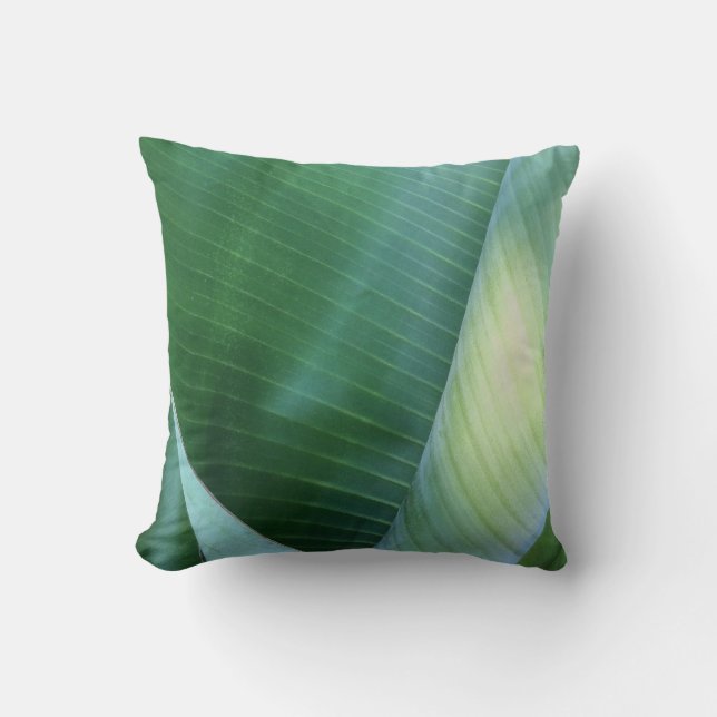 Banana Leaves Abstract 37 Cushion (Front)