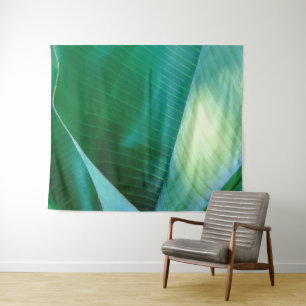 Banana Leaves Abstract 37 Tapestry