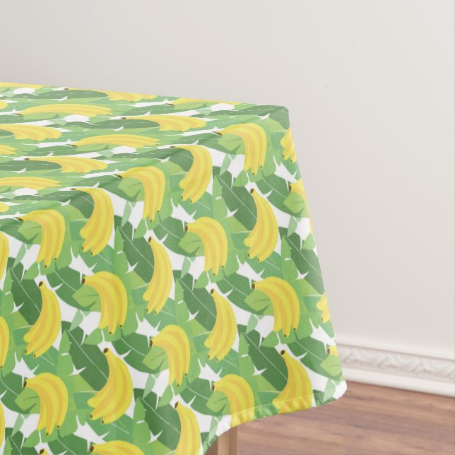 Banana Leaves And Fruit Pattern Tablecloth (In Situ)