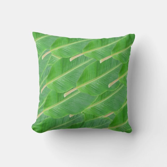 Banana Leaves Cushion (Front)