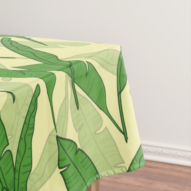 Banana leaves pattern tablecloth (In Situ)