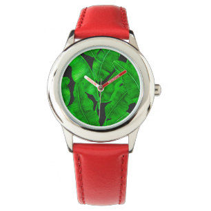 Banana leaves pattern watch