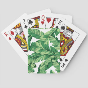 Banana leaves playing cards