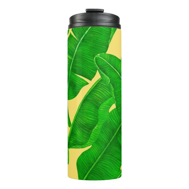 Banana leaves thermal tumbler (Front)