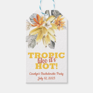Banana Leaves Tropic like it's Hot! Bachelorette Gift Tags