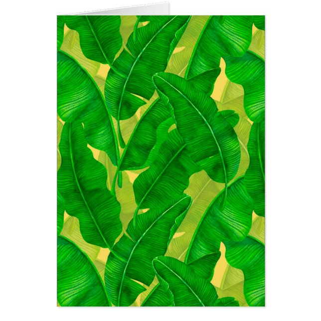 Banana leaves watercolor pattern (Front)