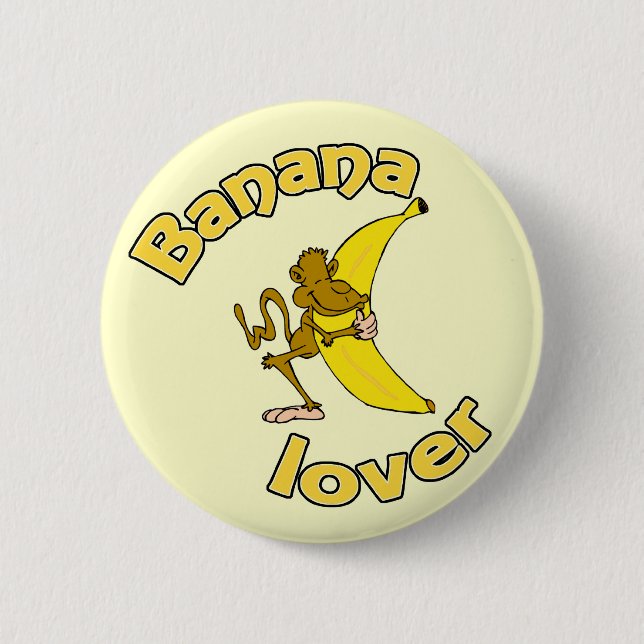 Banana Lover Button (Front)