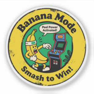 Banana Lover & Gamer "Smash to Win Banana Mode" 