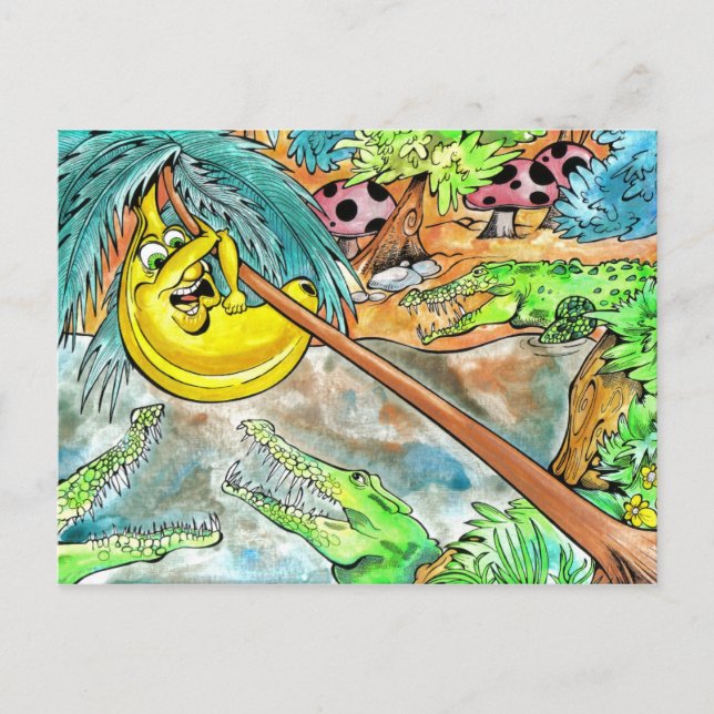 banana lunch postcard (Front)