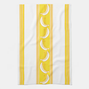 Banana Luxury Jacquard Stripes Tea Towel