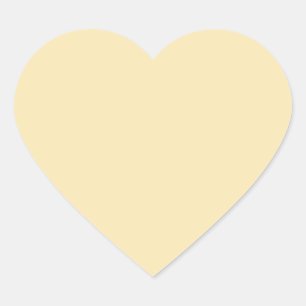 Banana Mania (solid colour)  Heart Sticker