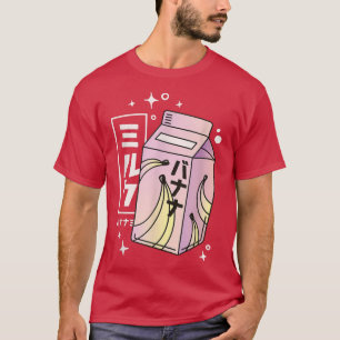 Banana Milk Anime E-girl Kawaii Clothes Japanese A T-Shirt
