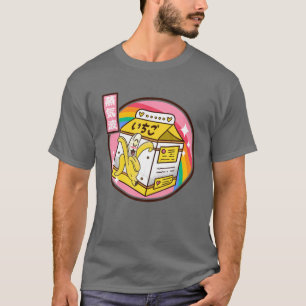 Banana Milk Carton Japan Style 80S Otaku Vaporwave T-Shirt