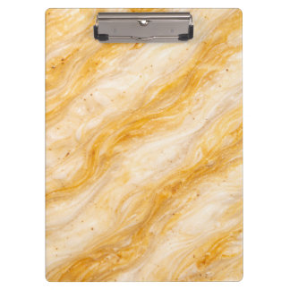 Banana Milkshake Marble Texture Design Clipboard