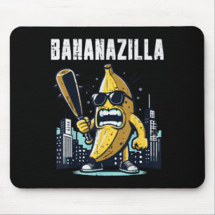 Banana Monster Bananazilla Funny Fruit Meme Men Ki Mouse Pad