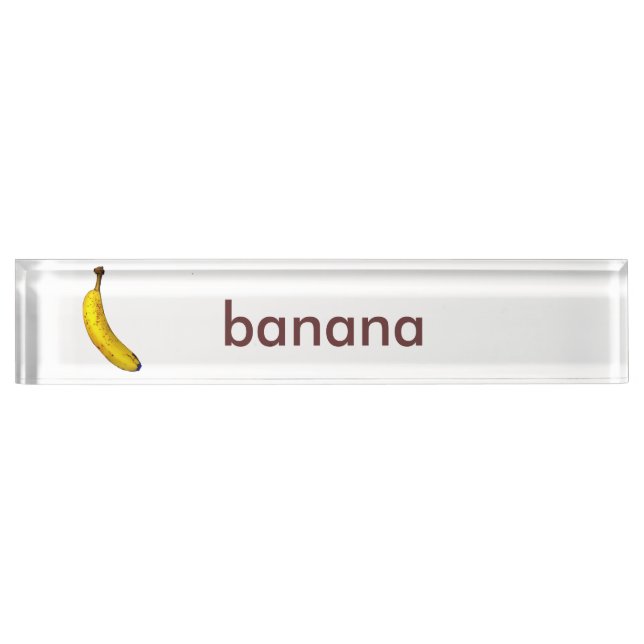 Banana Nameplate (Front)