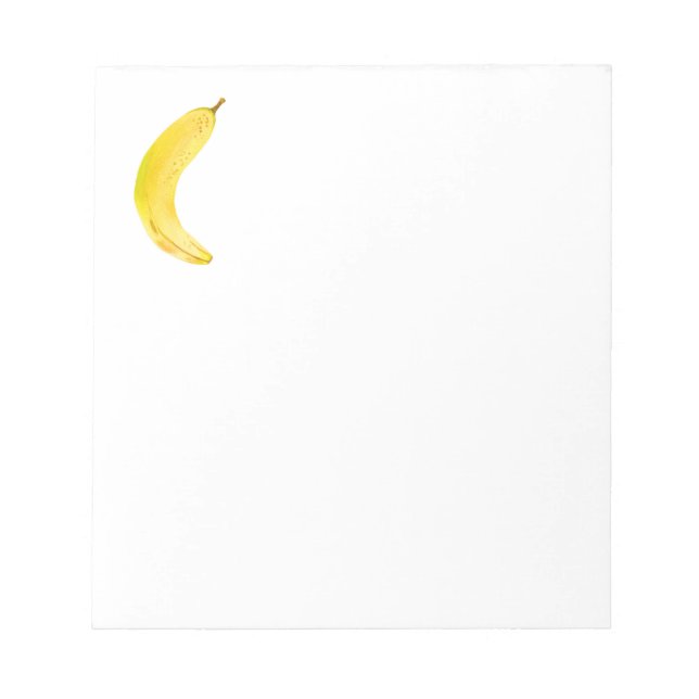 Banana Notepad for Your Grocery List (Front)