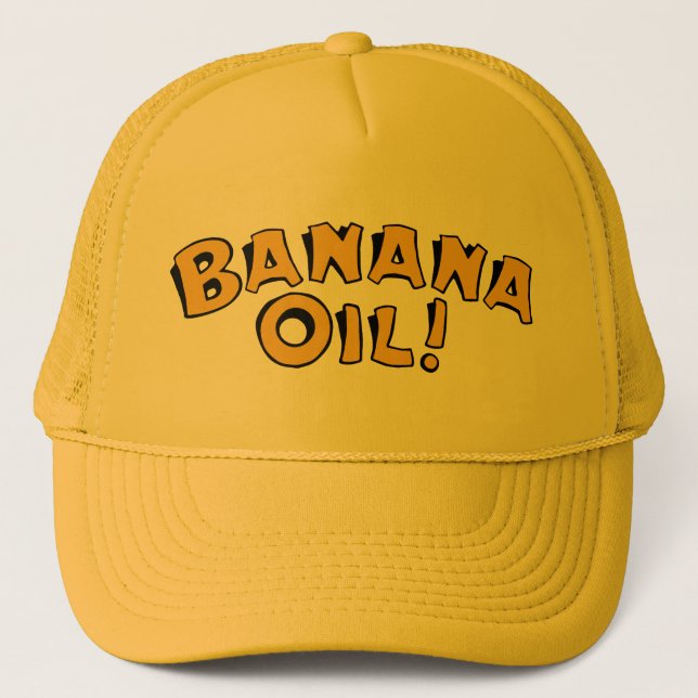 Banana Oil Trucker Hat (Front)