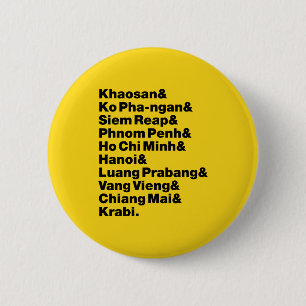 Banana Pancake Trail / Circuit 6 Cm Round Badge