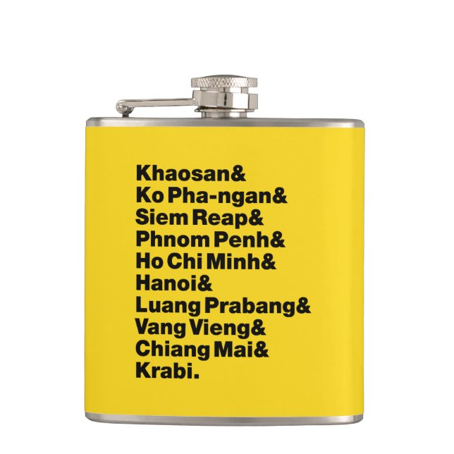 Banana Pancake Trail / Circuit Hip Flask (Front)