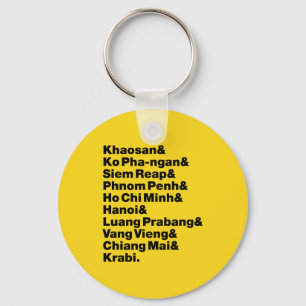 Banana Pancake Trail / Circuit Key Ring