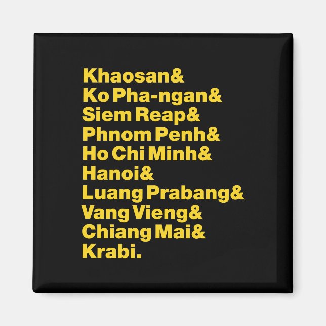 Banana Pancake Trail / Circuit Magnet (Front)