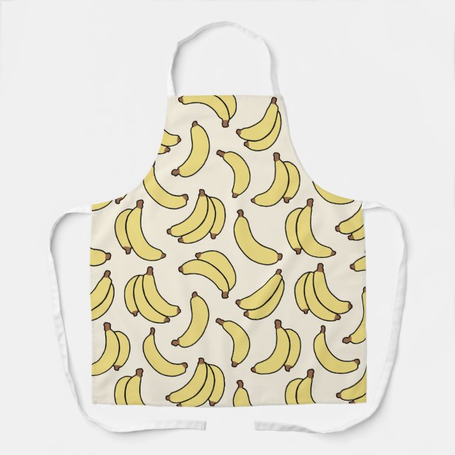 Banana Parade Butter Yellow Apron (Front)