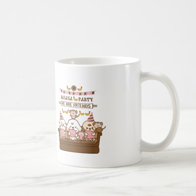 Banana party coffee mug (Right)