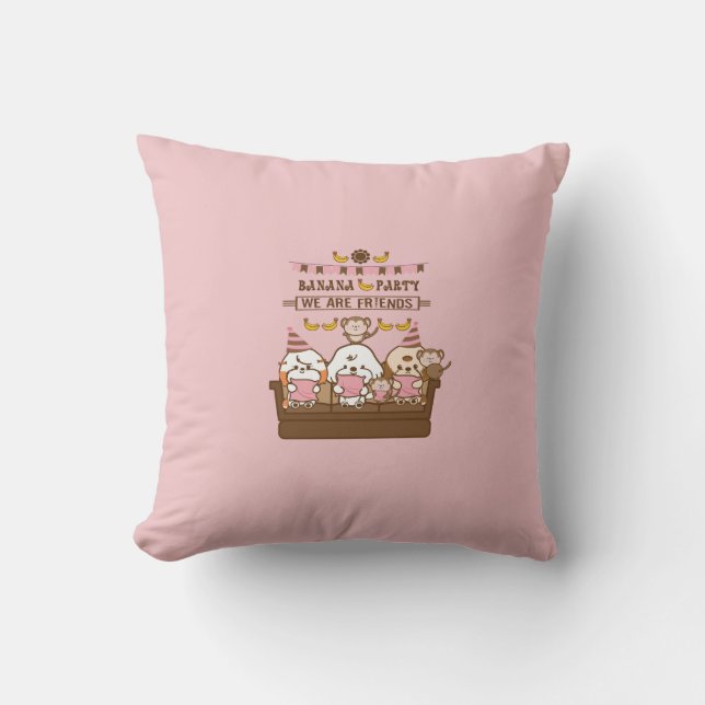 Banana party cushion (Front)