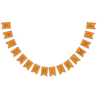 Banana Pattern bunting banner