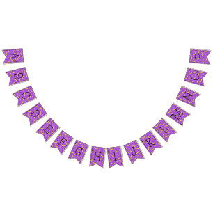 Banana Pattern bunting banner