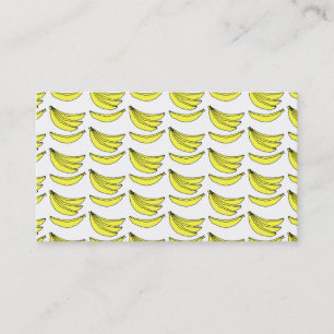 Banana Pattern. Business Card