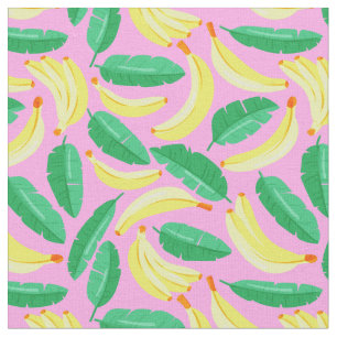 Banana pattern fabric