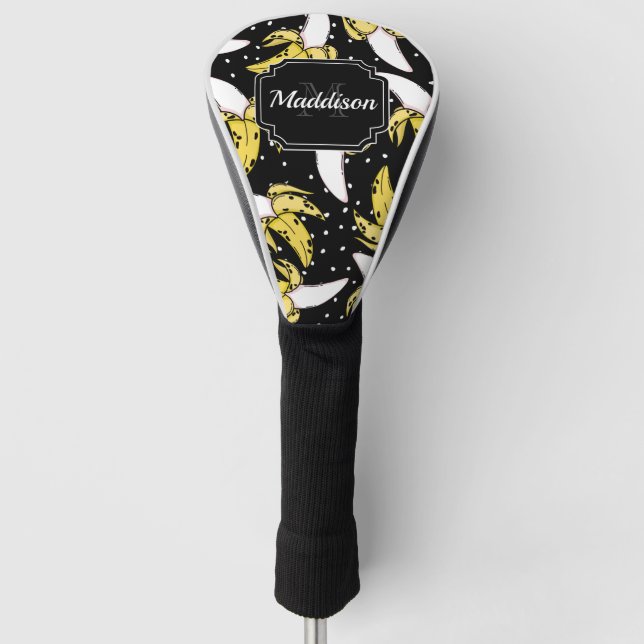 Banana Pattern Golf Head Cover (Front)